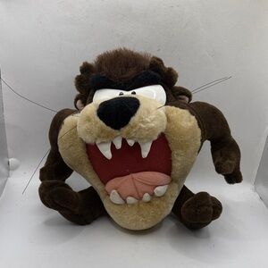 Play By Play Taz Brown Cream Plush Toy Stuffed Animal Collectible
